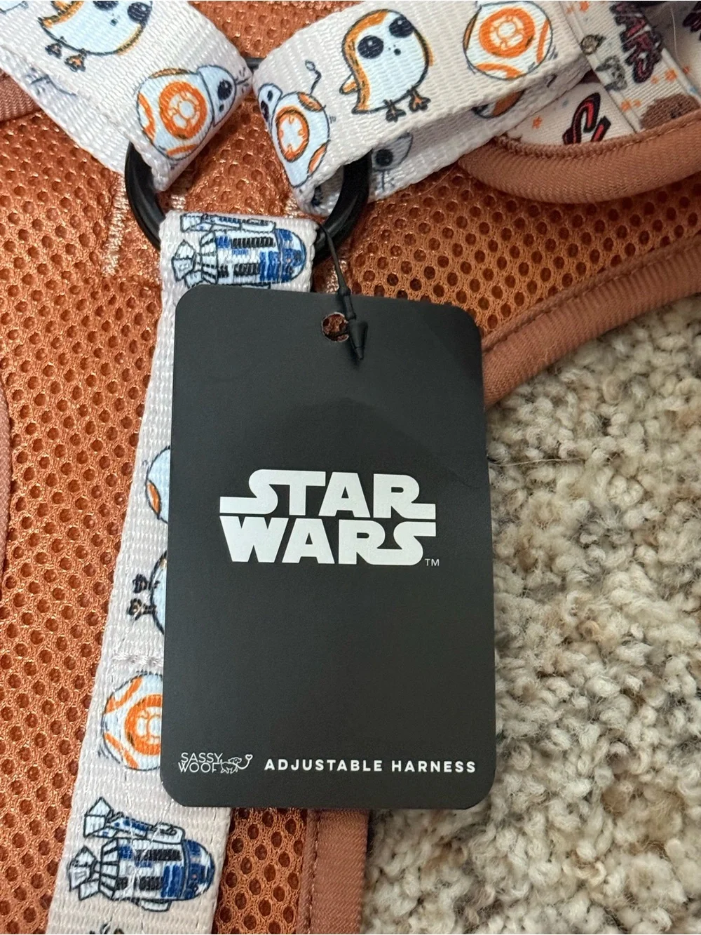 Star Wars™ The Rebel Alliance adjustable dog harness from Sassy Woof XXL
